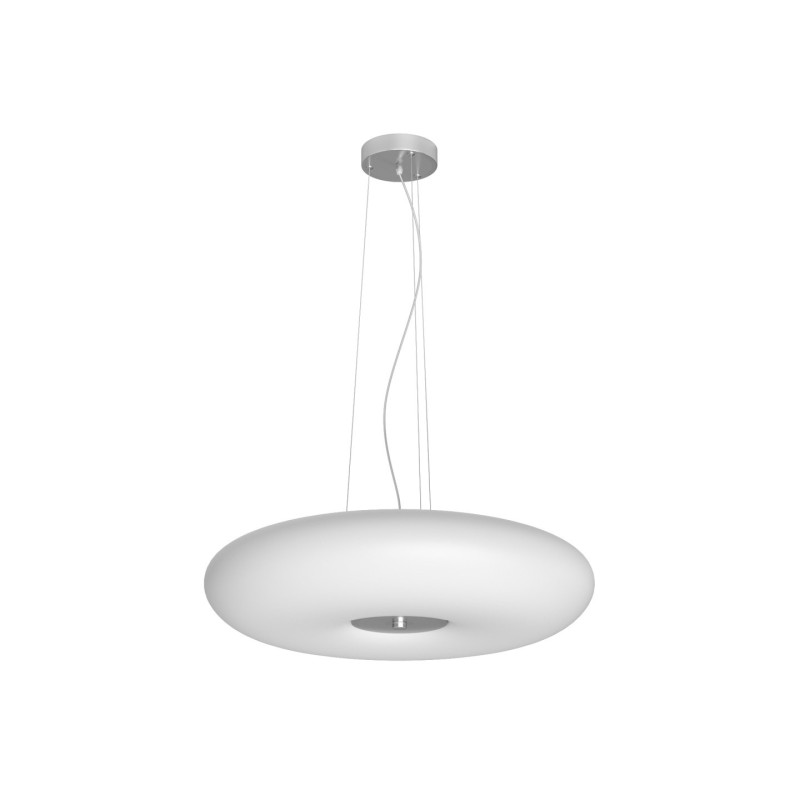 FUENTE pendant light white glass 60cm without sources and manual.