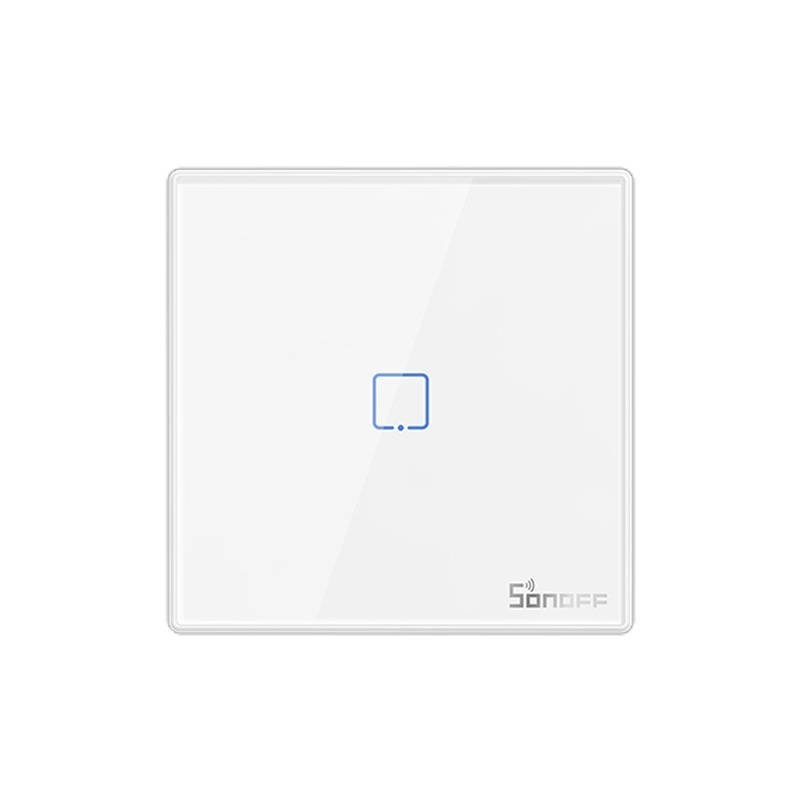 Viedais bezvadu sienas slēdzis T2EU1C-RF 433MHz (1 kanāls) Sonoff