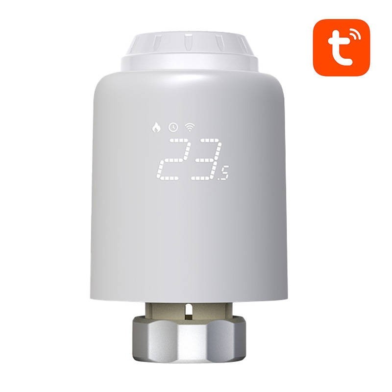 Умный термостат радиаторного клапана TRV07 Zigbee 3.0 TUYA Avatto