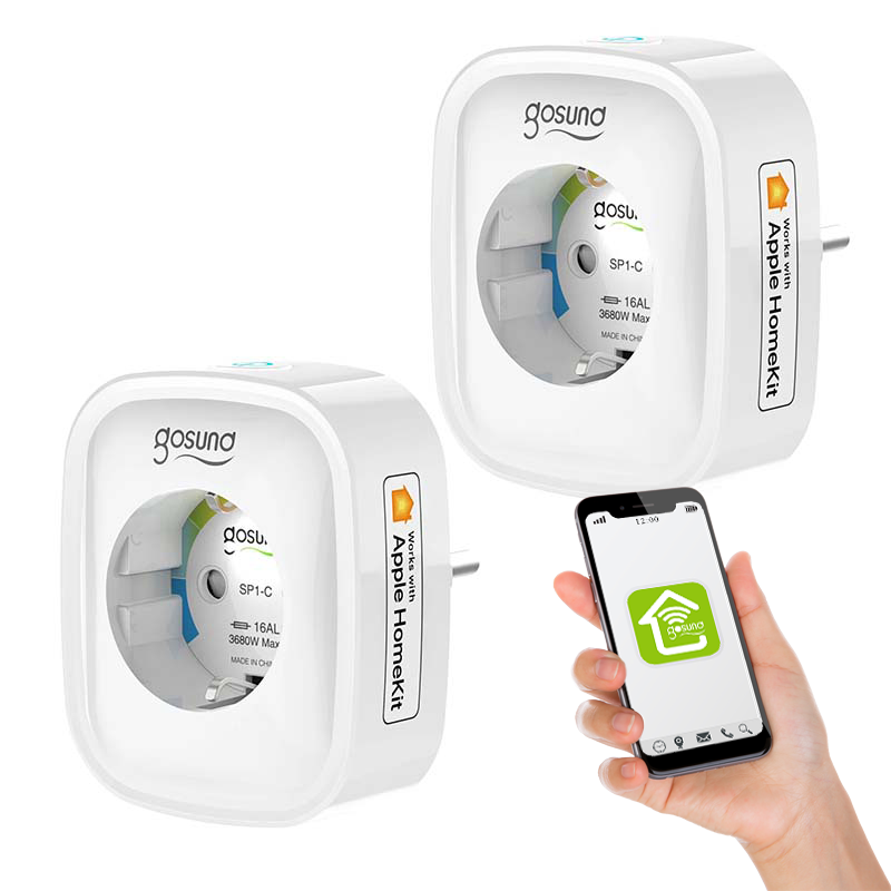 Умная розетка Wi-Fi (2 шт.) (HomeKit)
