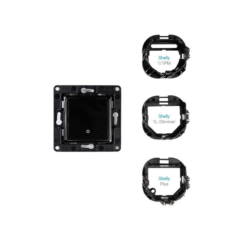 Shelly Wall Switch 1 poga - melna