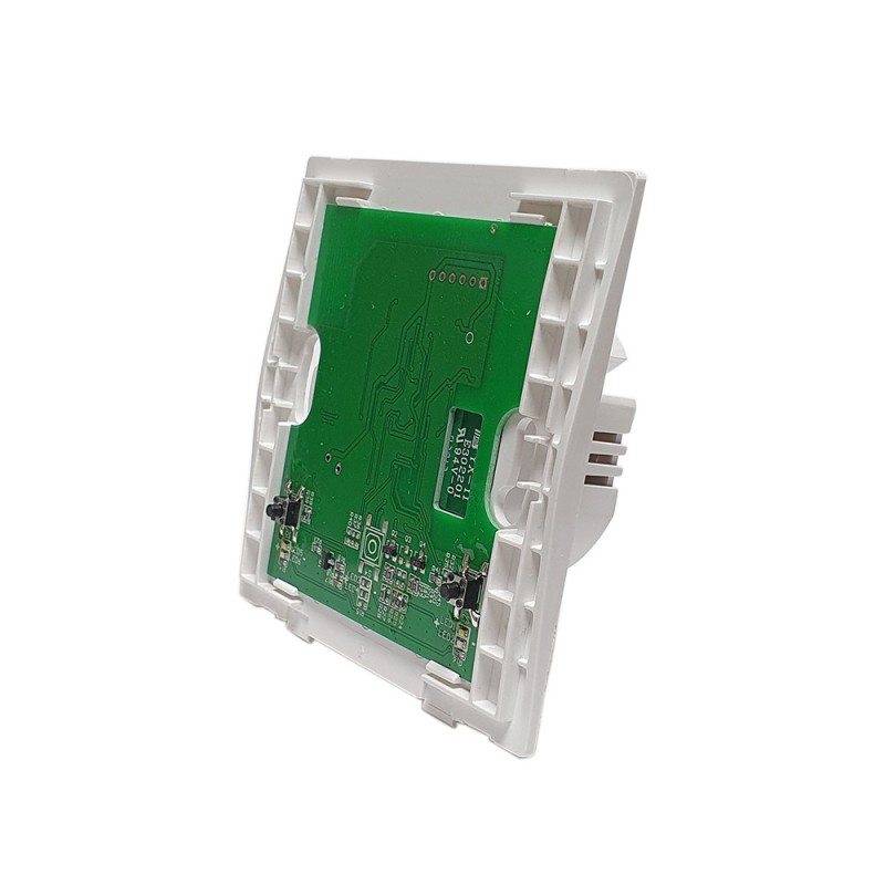 SmartWise B2L-ZB-NFP 2 grupu Zigbee 3.0 viedais sienas slēdzis ar fiziskām pogām (viena sprieguma vads) (w