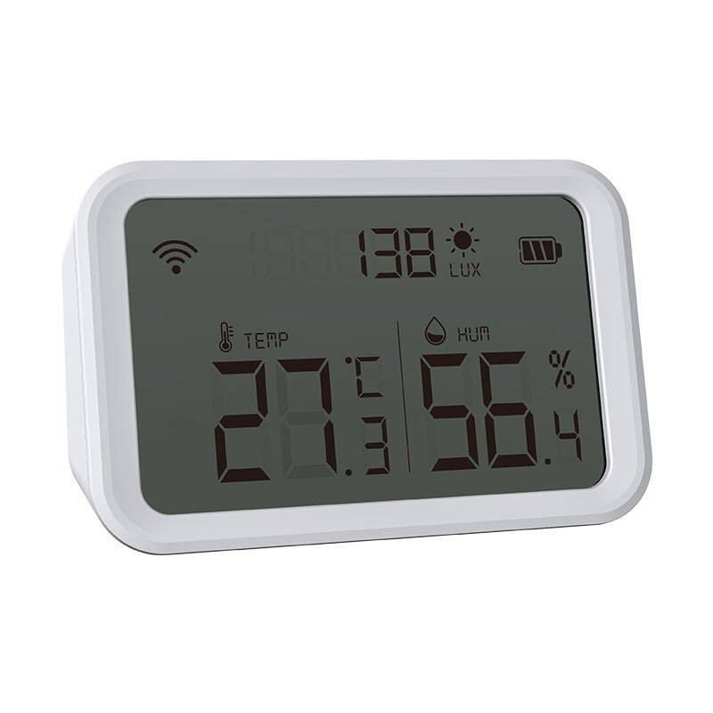 Умный датчик температуры и влажности  NAS-TH02W ZigBee Tuya с ЖК-экраном