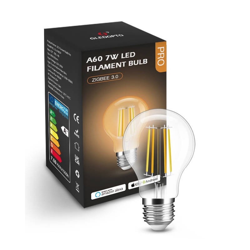 Лампочка 7 Вт CCT White A60 ZigBee GL HUE TUYA