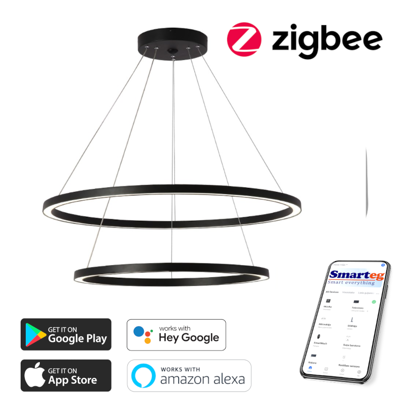 Светодиодная лампа 60+80см, 93Вт Zigbee