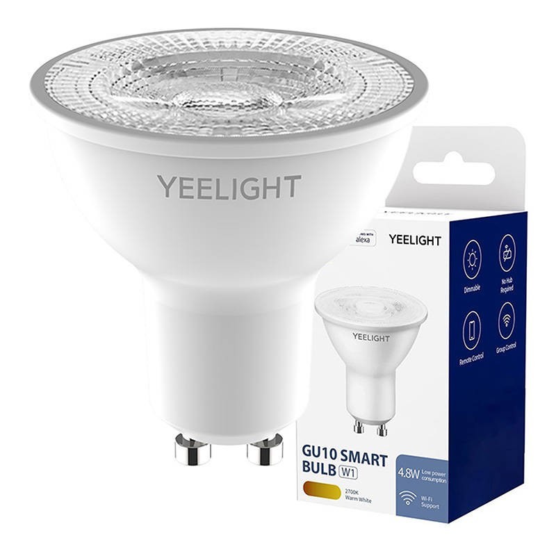 Умная лампочка Yeelight W1 GU10 (с регулируемой яркостью) 1 шт.