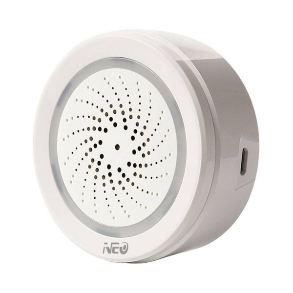 Viedā trauksmes sirēna ZigBee  NAS-AB02W TUYA 100dB
