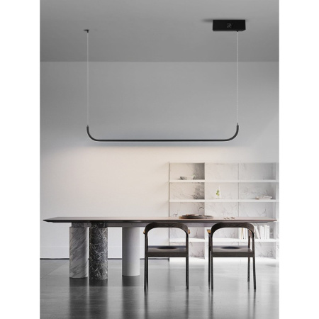 PATTINI Smart piekarams gaismeklis 120cm 26W 1820lm melns Zigbee 3.0