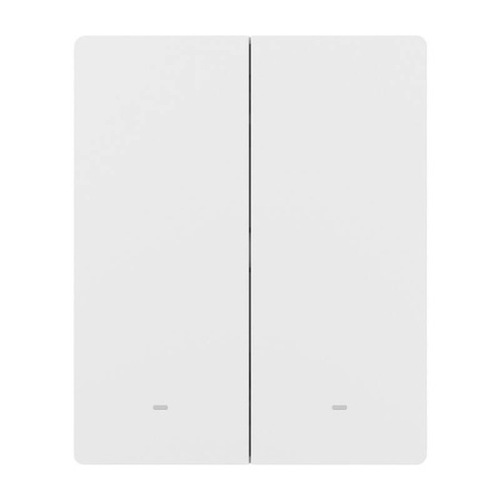 M5-2C-80W WiFi Matter viedais sienas slēdzis (2 kanālu, rāmim)
