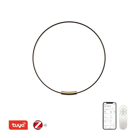 FINO sienas +griestu gaismeklis melns 80cm 50W 3420lm Tuya Zigbee 3,0 ar DO