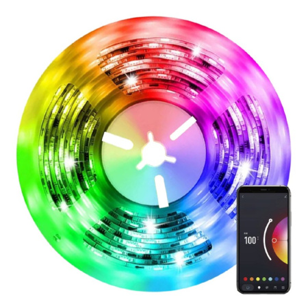 Smart LED sloksne 3m, RGB+CCT, krāsa+aptumšojama, zigbee, TUYA, MUSIC