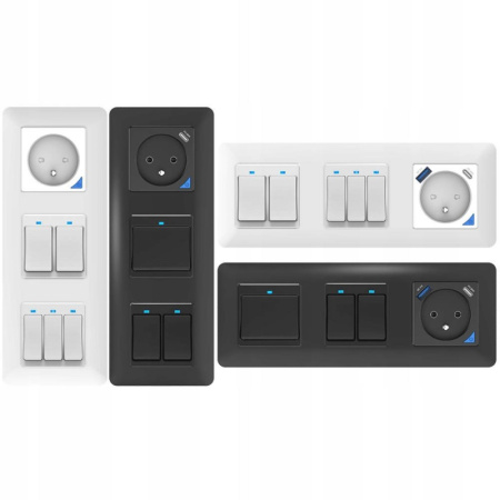 PSMART USB mērīšanas ligzda melna RM WiFi TUYA
