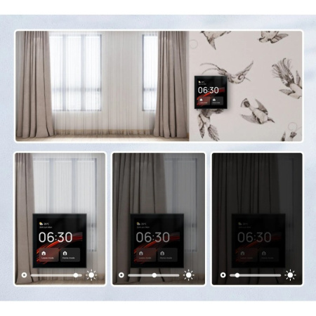 Panelis Alexa LCD 4 multibramka ZigBee WiFi BT TUYA