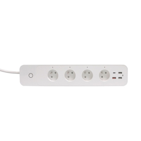 Smart pagarinātājvads 4AC + 3xUSB +1xUSB C, Barošanas piegāde, WiFi