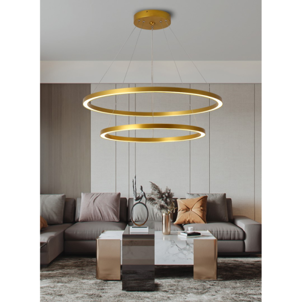 LED lampa 60+80cm, 93W Zigbee