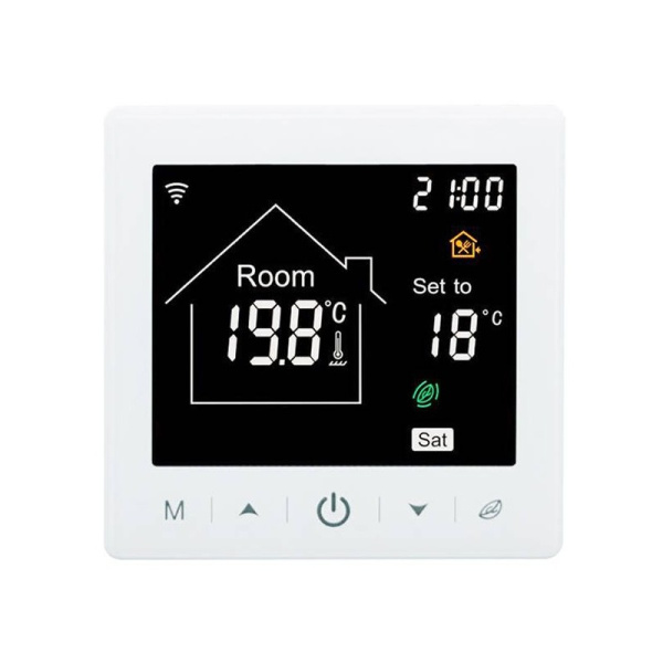 WiFi termostats plīts 3A Balts RT TUYA