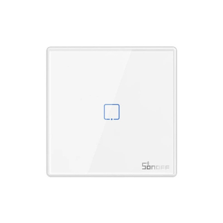 Viedais bezvadu sienas slēdzis T2EU1C-RF 433MHz (1 kanāls) Sonoff