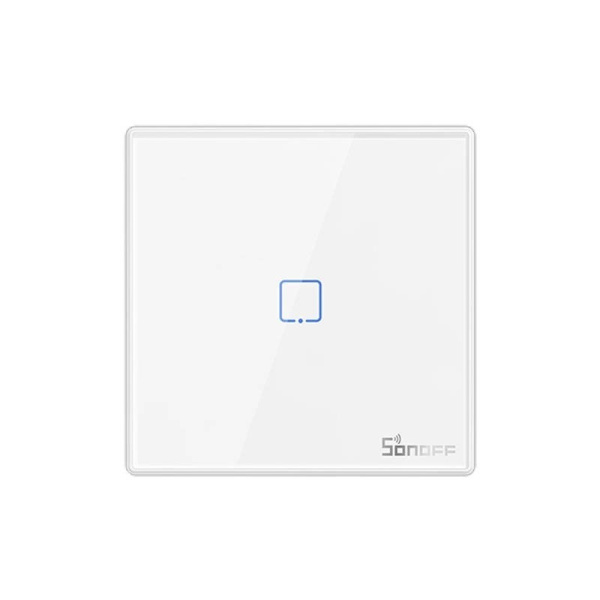 Viedais bezvadu sienas slēdzis T2EU1C-RF 433MHz (1 kanāls) Sonoff