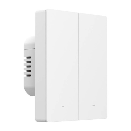 M5-2C-80W WiFi Matter viedais sienas slēdzis (2 kanālu, rāmim)