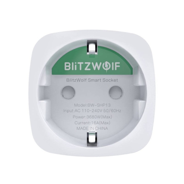 Умная розетка BlitzWolf BW-SHP13, ZigBee, (ЕС) 3680Вт