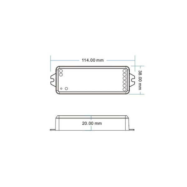 OXT Kontroler LED WIFI + RF RGBW+CCT SD TUYA