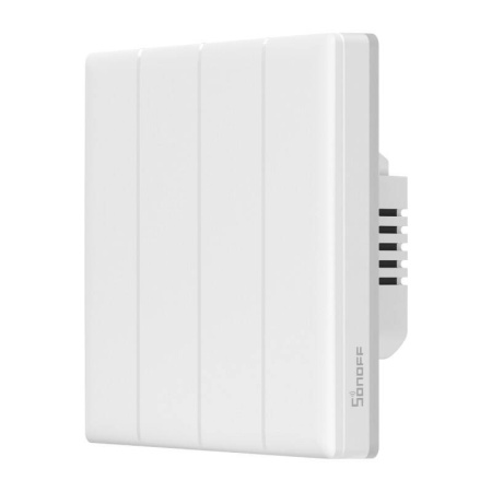 Viedais Wi-Fi pieskāriena sienas slēdzis Sonoff TX T5 4C (4 kanāli)