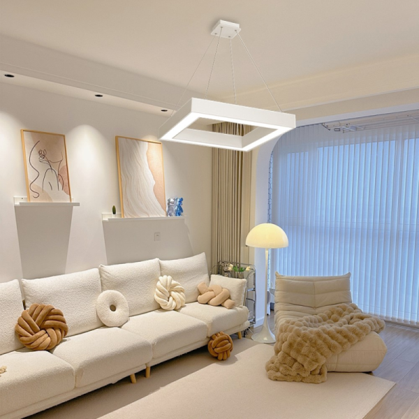 Viedā šūnu lampa 80x80cm 60W balta Zigbee