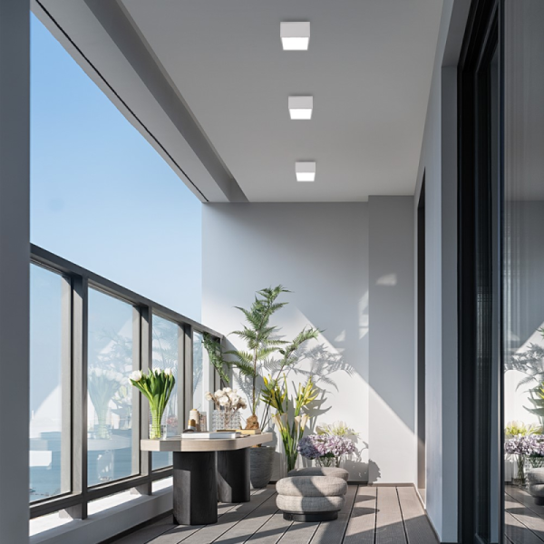 2x Smart šūnu lampa 15x15cm 12W balta Zigbee