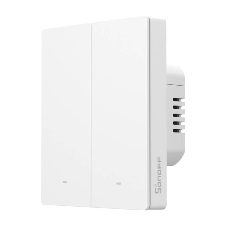 M5-2C-80W WiFi Matter viedais sienas slēdzis (2 kanālu, rāmim)
