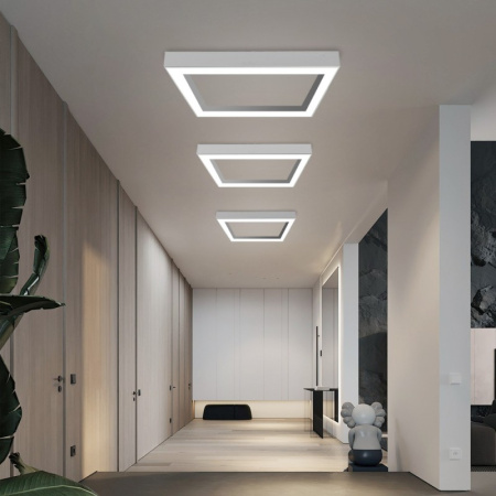 CANTO SliM Smart griestu lampa 80x80x7cm 60W balts Zigbee 3.0